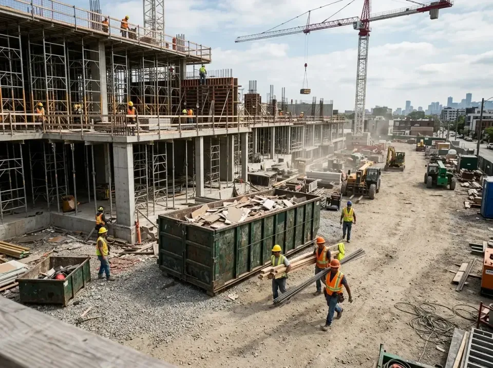 commercial-construction-site-w-002 — frequently asked questions, Low Cost Construction Dumpster Rental in Spring Lake Park,…
